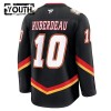 Maillot de Hockey Calgary Flames Fanatics Premium Jonathan Huberdeau 2024-25 Noir Troisième - Enfant